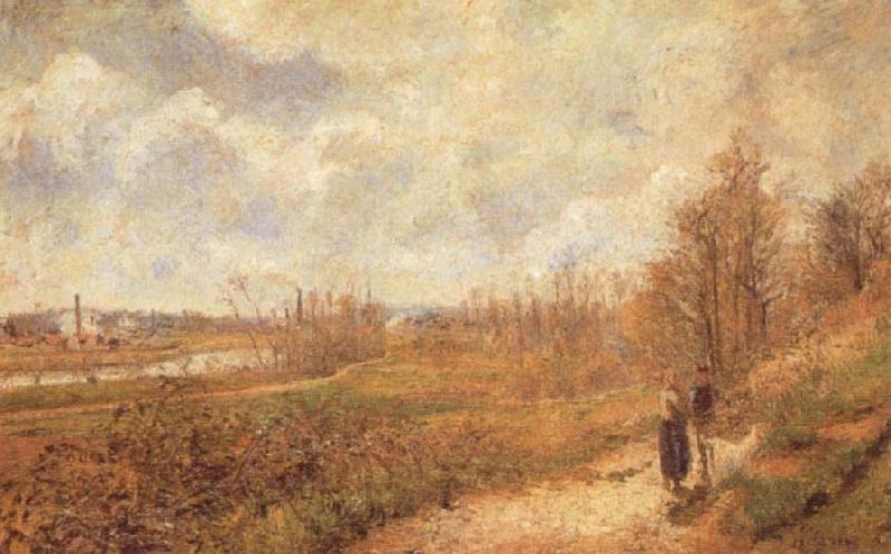 Camille Pissarro Path at Le Chou Norge oil painting art
